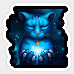 CAT and UNIVERSE Sticker